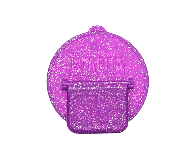 Tapita violeta glitter